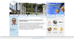 Desktop Screenshot of gersthofen.de